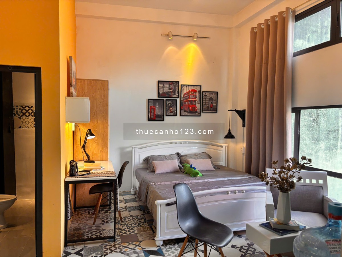 Cho thuê căn hộ 1 Phòng Ngủ, Ban Công Cây Xanh, Diện tích 30m2, Gần Chợ Phan Văn Hân, Chỉ Từ 7tr/th