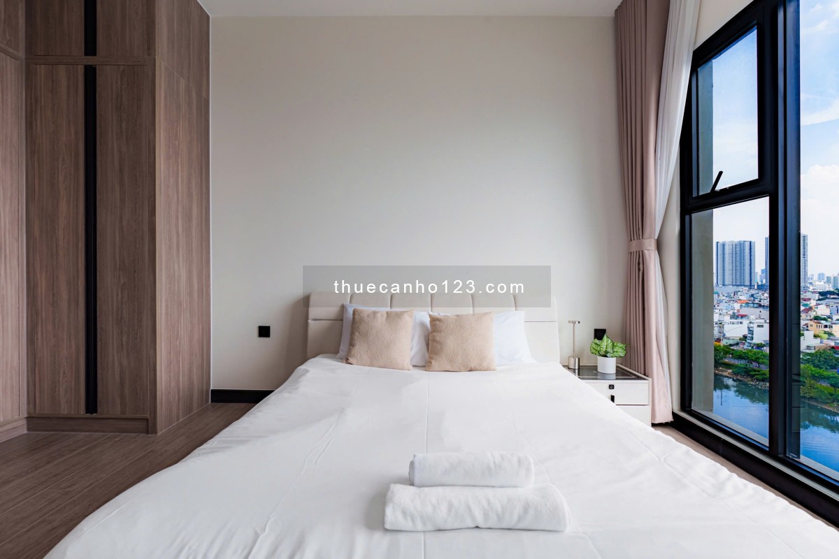 Thuê Delasol 2PN 2WC full nội thất view sông tại Nguyễn Tất Thành Q4 gần cầu Kênh Tẻ, Calmette Q1