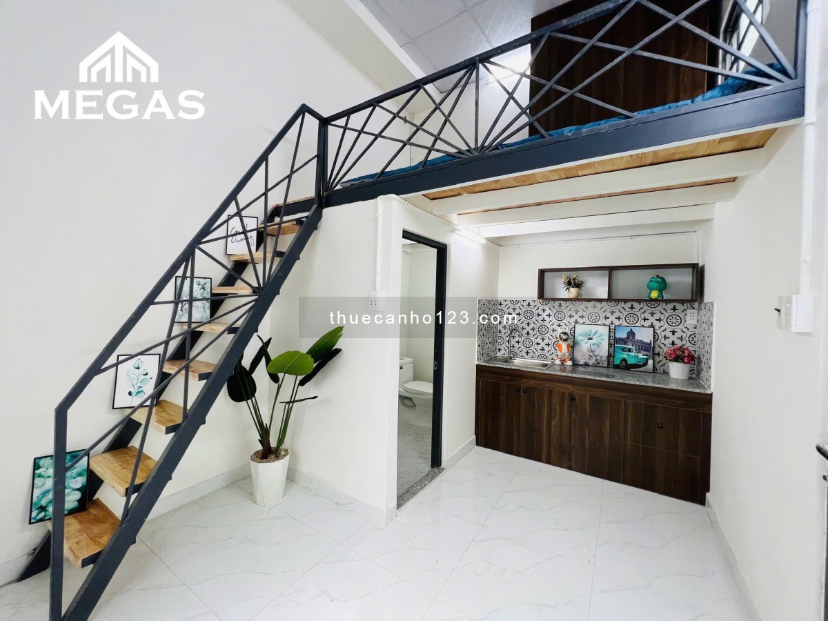 Duplex gác cao – Đất Thánh, P6, Tân Bình – cửa sổ thoáng mát – trống sẵn