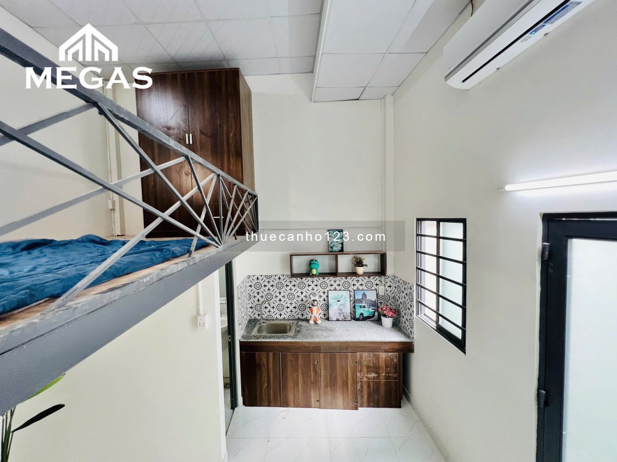 Duplex gác cao – Đất Thánh, P6, Tân Bình – cửa sổ thoáng mát – trống sẵn