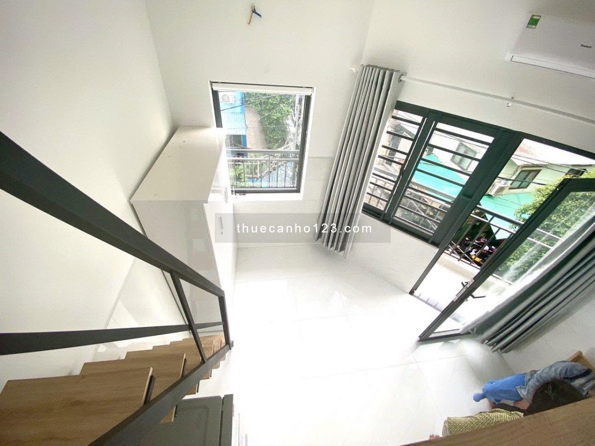 Cho thuê phòng duplex Văn Chung, Tân Bình – Có ban công, gần Etown Cộng Hòa
