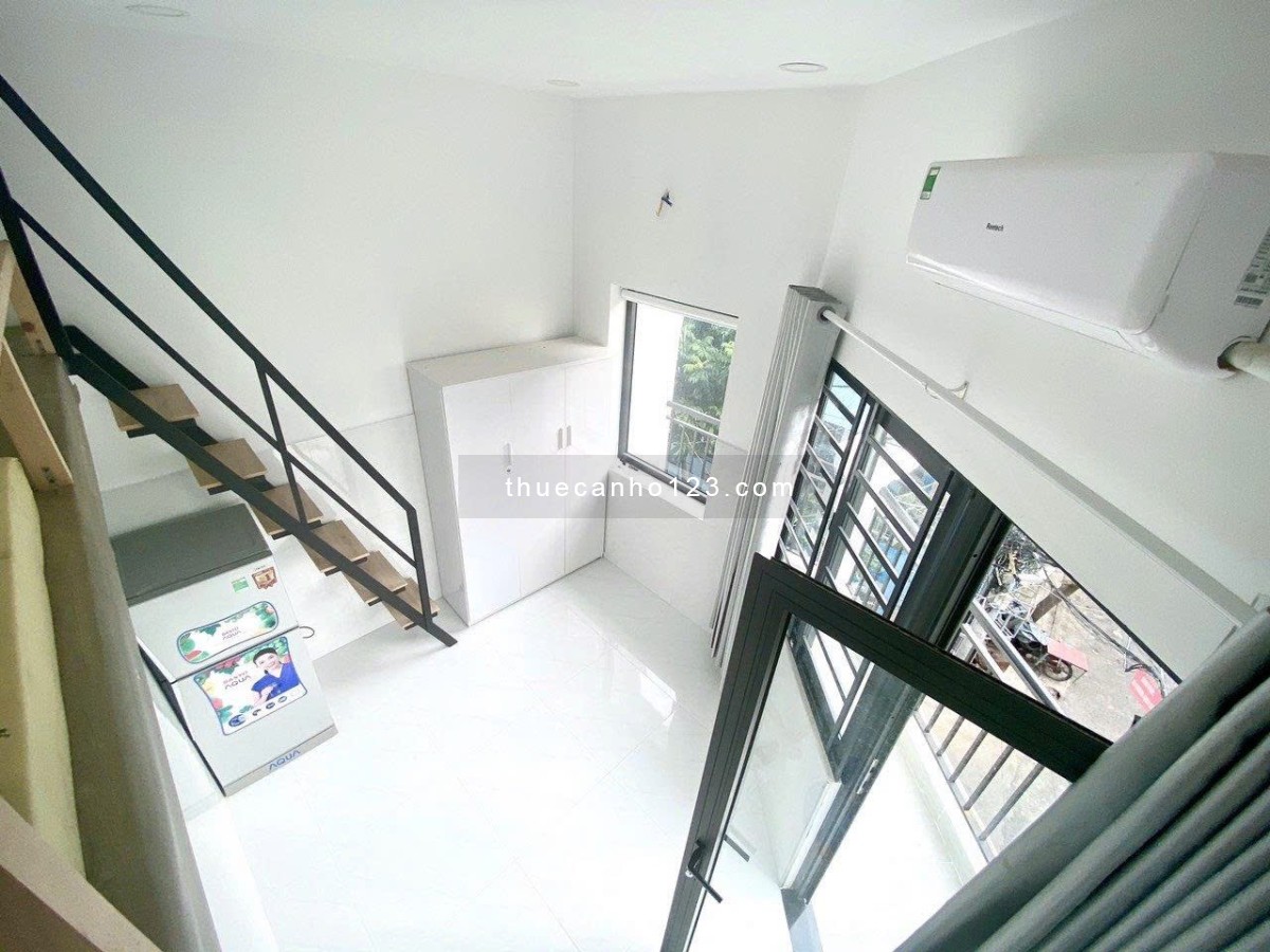 Cho thuê phòng duplex Văn Chung, Tân Bình – Có ban công, gần Etown Cộng Hòa
