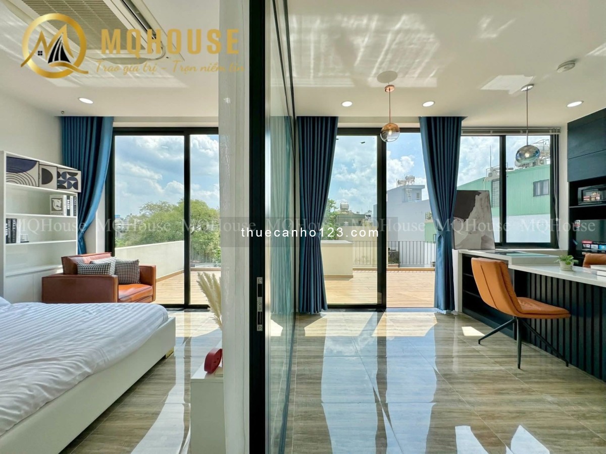 Cho thuê căn hộ 1PN full nội thất – Ban công lớn – Gần sân bay Tân Sơn Nhất, Quận Tân Bình