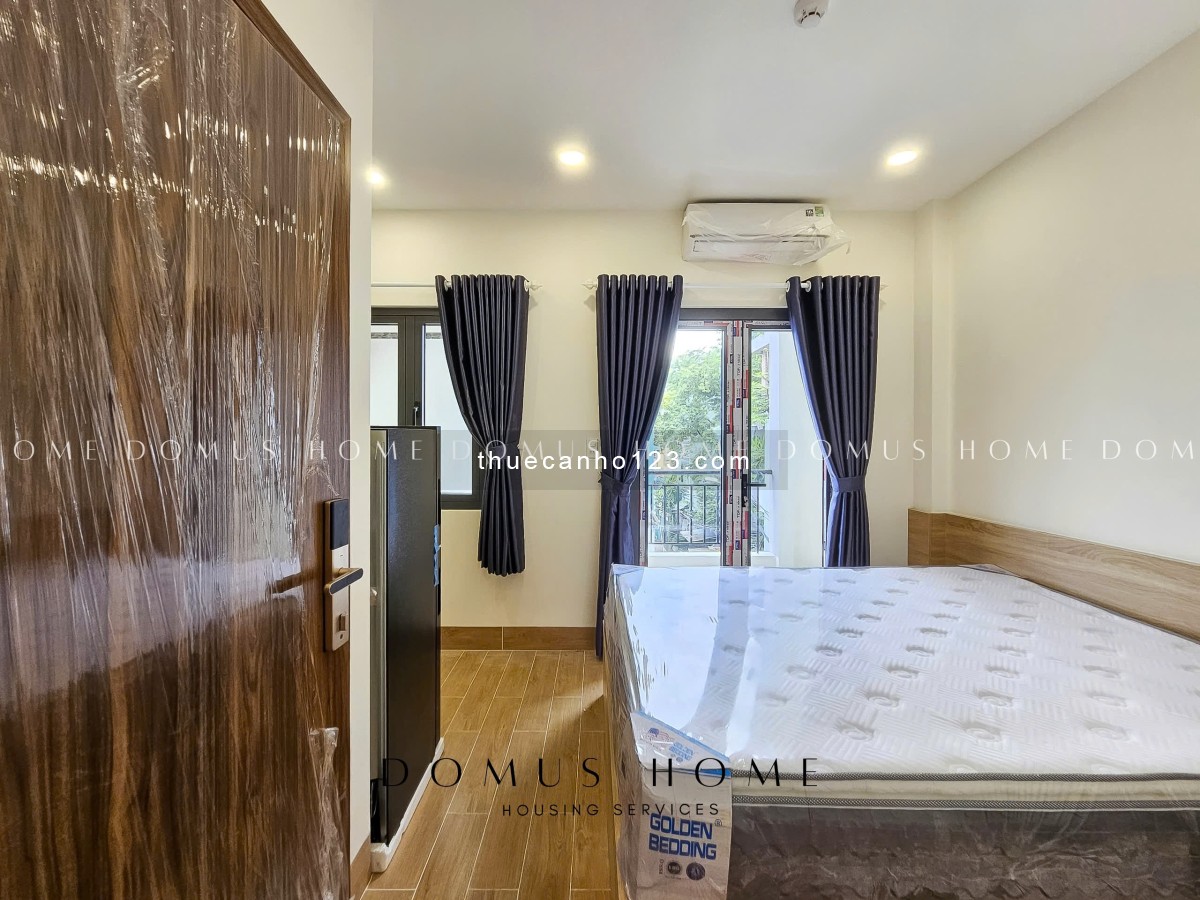 Studio ban công, full nội thất, máy giặt riêng đầy đủ tiện nghi 