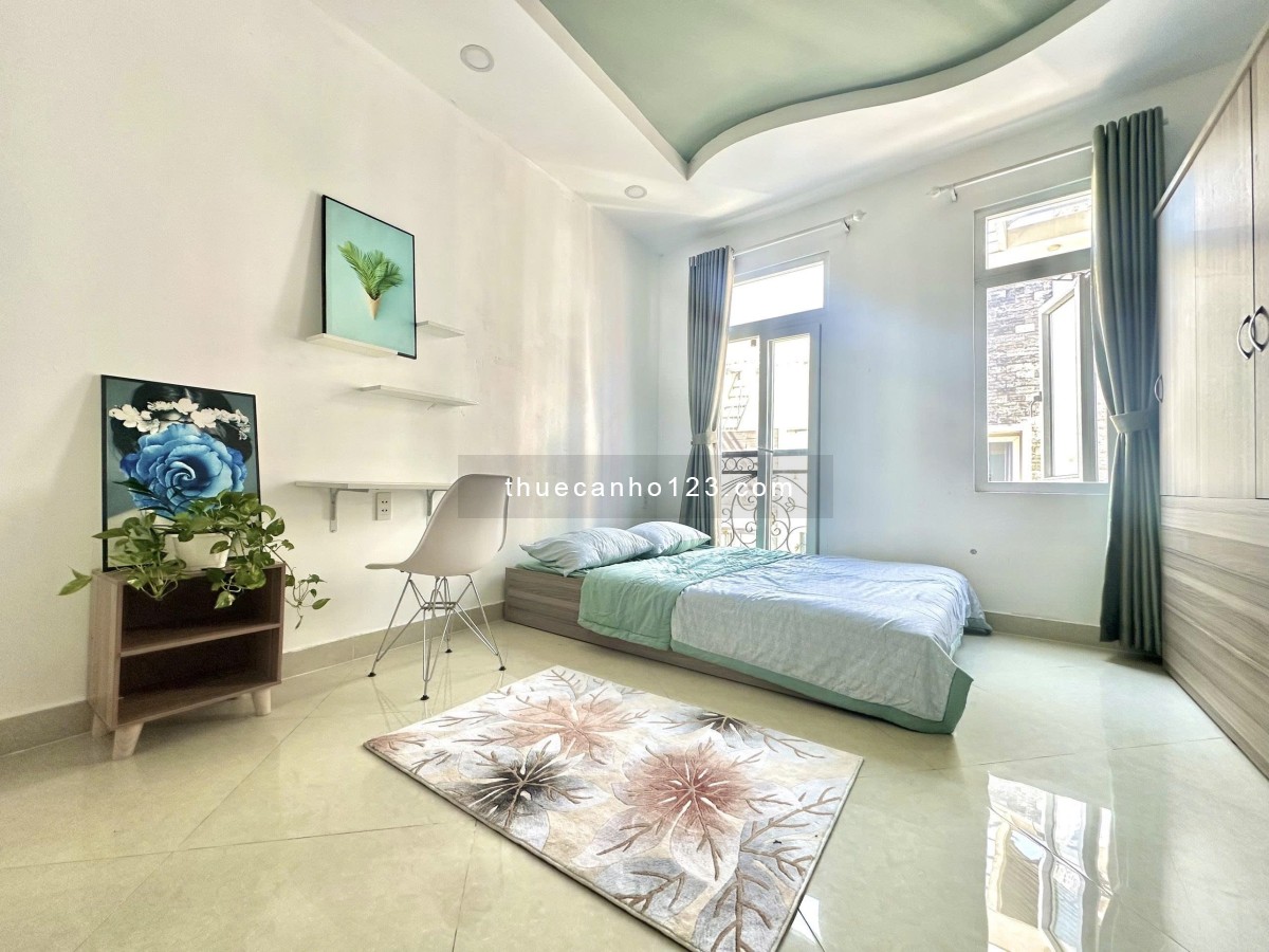 Căn hộ siêu đẹp, cửa sổ trời – Full nội thất cao cấp – Ngay trung tâm CMT8, Quận Tân Bình