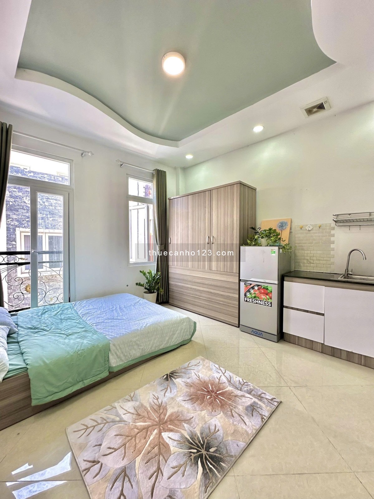 Căn hộ siêu đẹp, cửa sổ trời – Full nội thất cao cấp – Ngay trung tâm CMT8, Quận Tân Bình