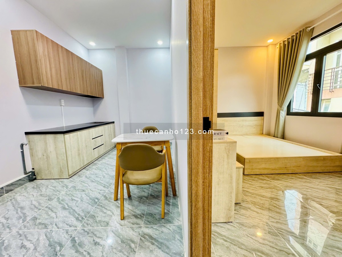 Cho thuê căn hộ 1PN Ban công Q4 gần ĐH Luật, ĐH Nguyễn Tất Thành, cầu Khánh Hội