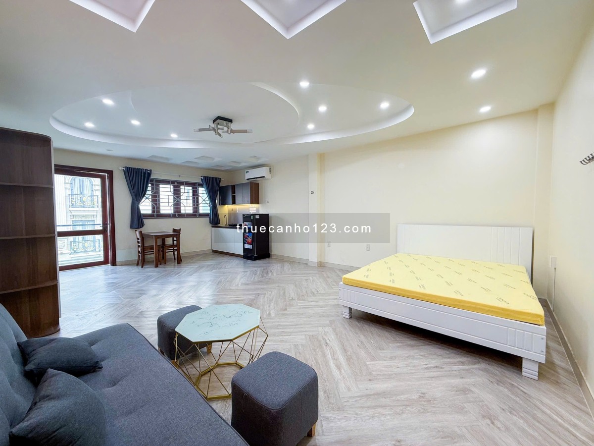 Cho thuê căn hộ Studio Ban công ngay khu Trung Sơn gần ĐH Tôn Đức Thắng, RMIT, vòng xoay Trung Sơn