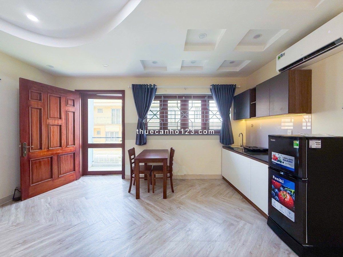 Cho thuê căn hộ Studio Ban công ngay khu Trung Sơn gần ĐH Tôn Đức Thắng, RMIT, vòng xoay Trung Sơn