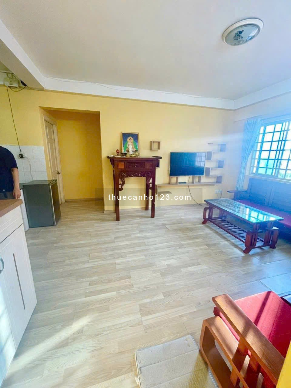 Chung cư Thái An, Nguyễn Văn Quá, Q12: 50m2, 1p ngủ, ban công, 5tr/th