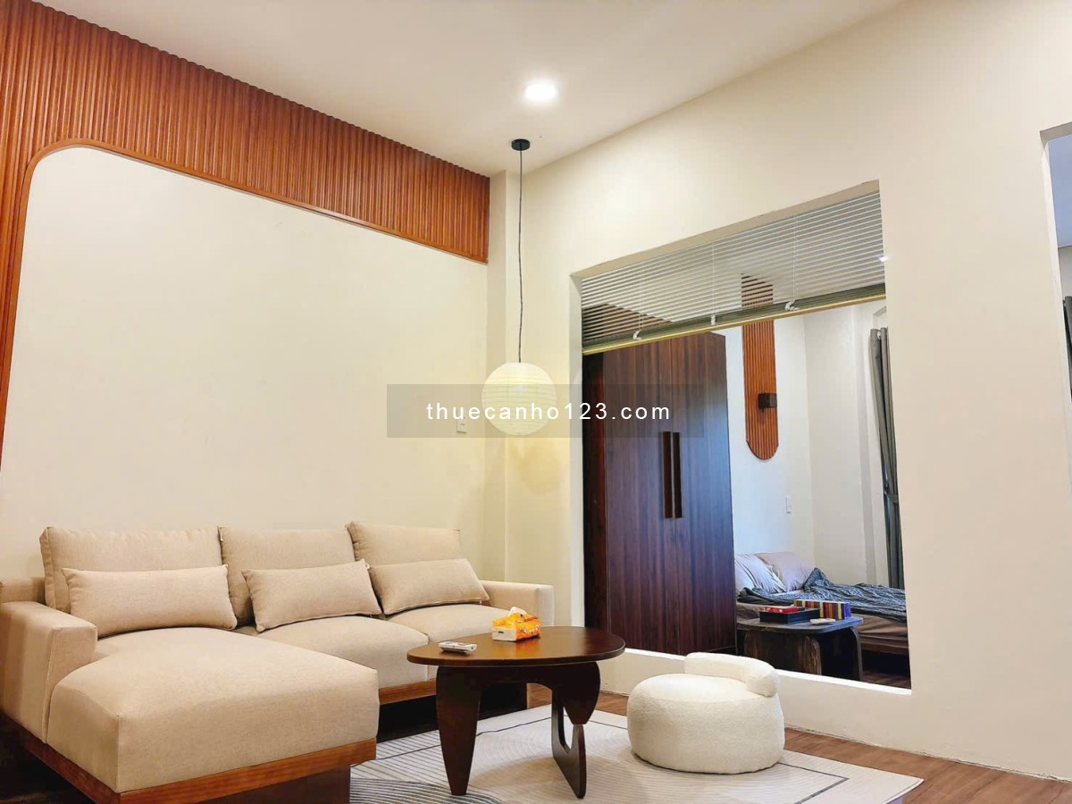 Cho thuê studio 35m2 full nội thất có ban công thoáng tại Bùi Đình Túy, Bình Thạnh, gần chợ Bà Chiểu