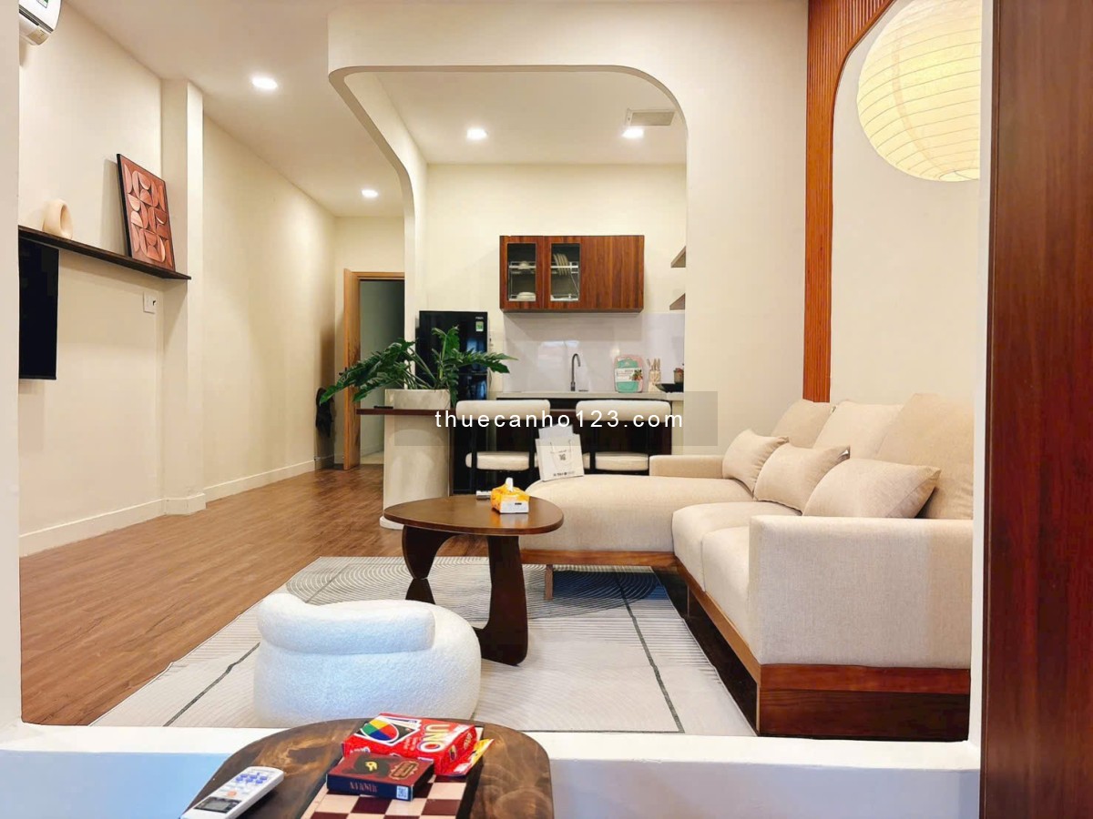 Cho thuê studio 35m2 full nội thất có ban công thoáng tại Bùi Đình Túy, Bình Thạnh, gần chợ Bà Chiểu