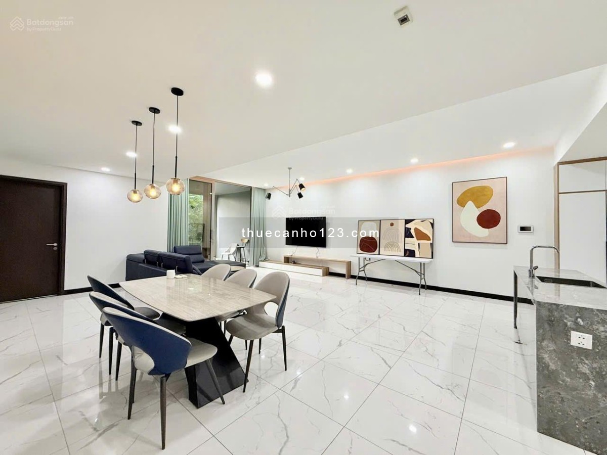Cho thuê nhanh căn hộ 3 phòng ngủ full nội thất tại Empire City, 156m², 48 triệu/tháng