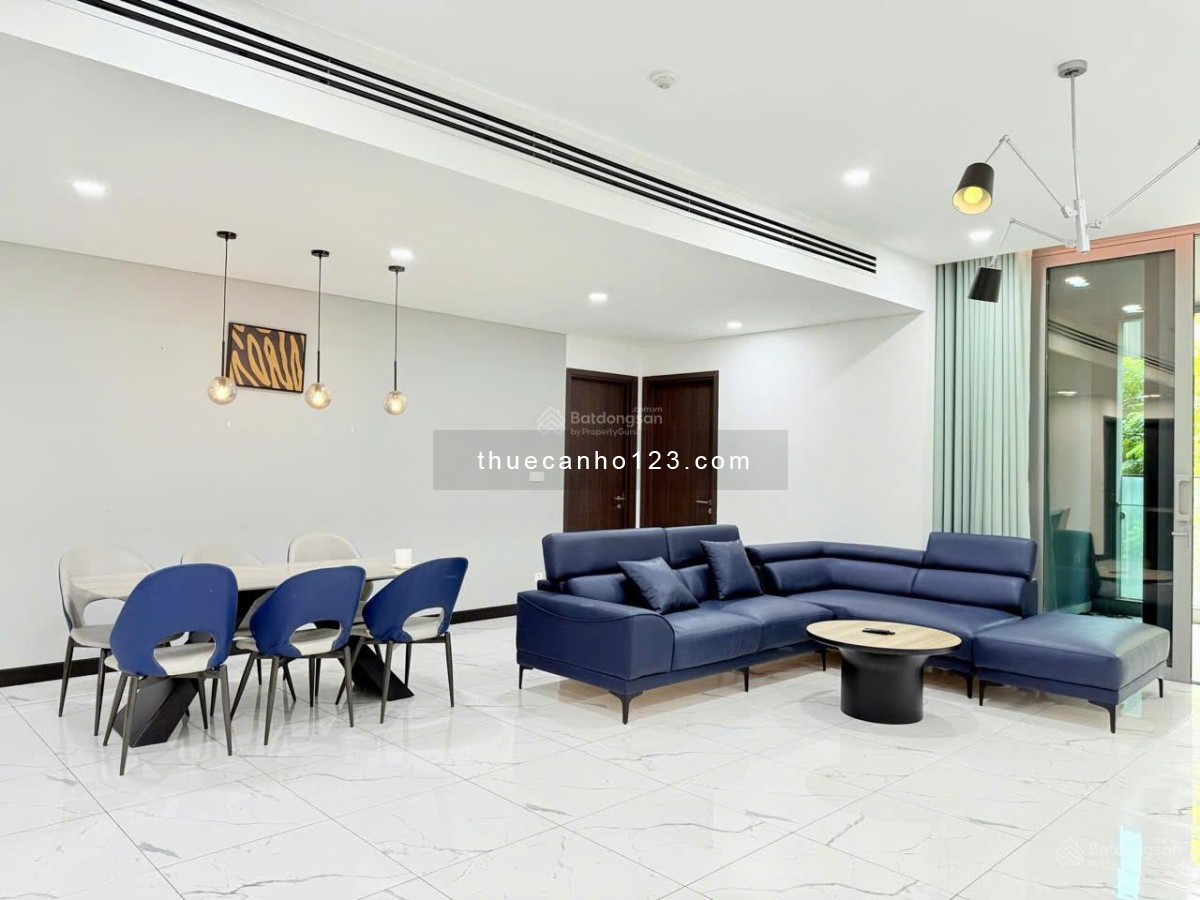 Cho thuê nhanh căn hộ 3 phòng ngủ full nội thất tại Empire City, 156m², 48 triệu/tháng