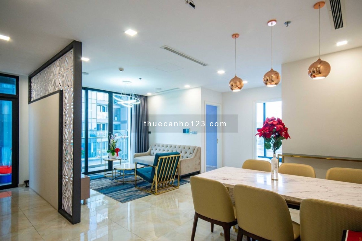 Thuê Vinhomes Golden River 3PN 2WC view kênh Thị Nghè cầu Ba Son gần Landmark Bitexco Thảo Cầm Viên