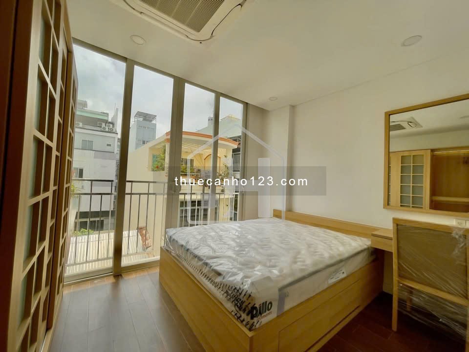 1PN style Nhật Bản, thang máy- bảo vệ 24/7- hầm xe Hai Bà Trưng Quận 3 gần nhà thờ Tân Định Quận 1