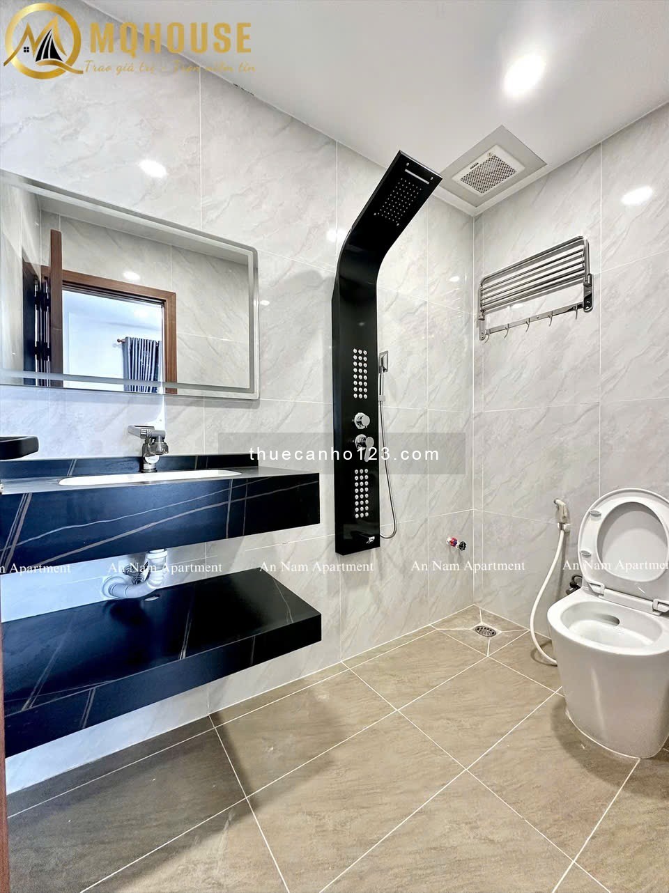 Khai trương căn hộ 1PN siêu rộng, full nội thất tone trắng đẹp, cửa sổ trời, gần trục đường Q3,PN