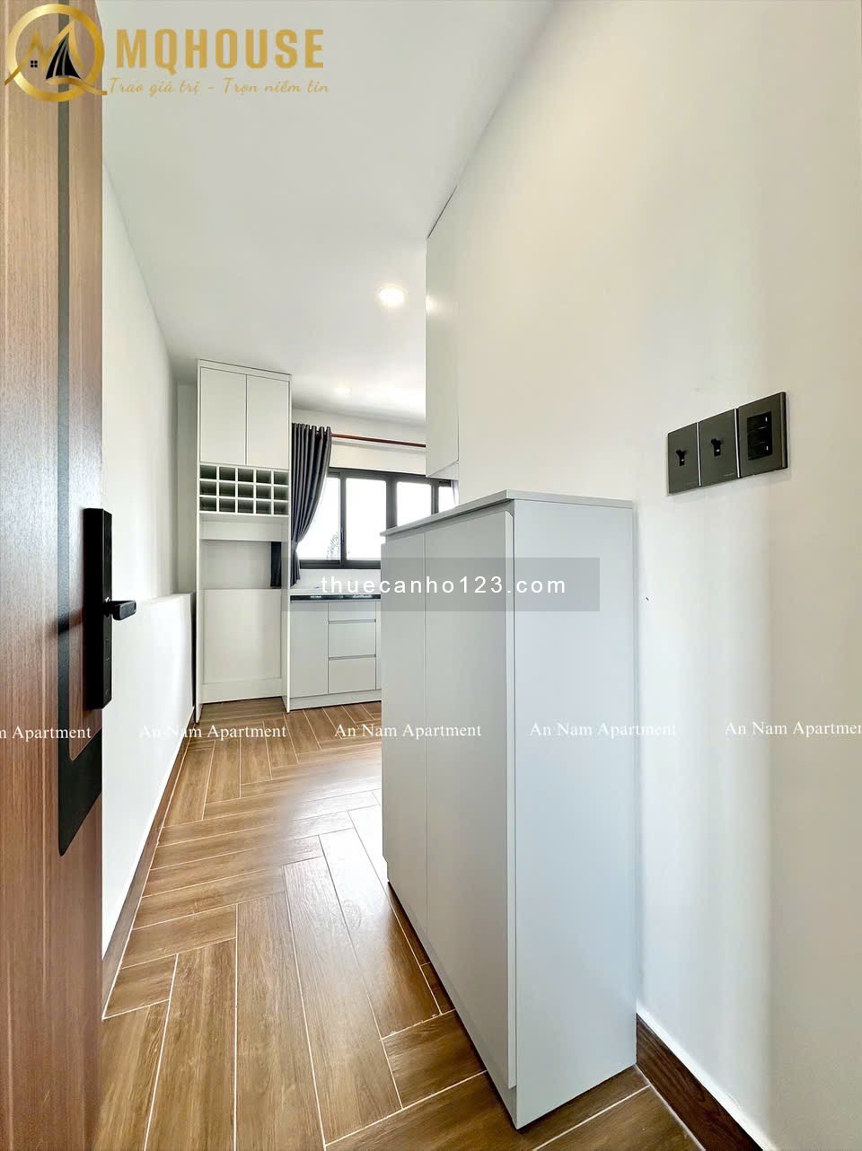 Khai trương căn hộ 1PN siêu rộng, full nội thất tone trắng đẹp, cửa sổ trời, gần trục đường Q3,PN