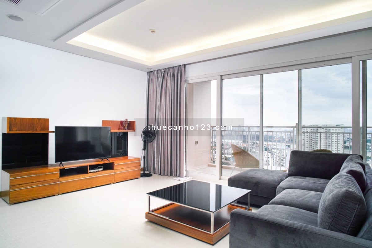 Thuê Hoàng Anh River View Q2 (137m,3pn giá 22,5tr) (162m, 4pn giá 25 tr/th) Phí qly rẻ, ban công lớn