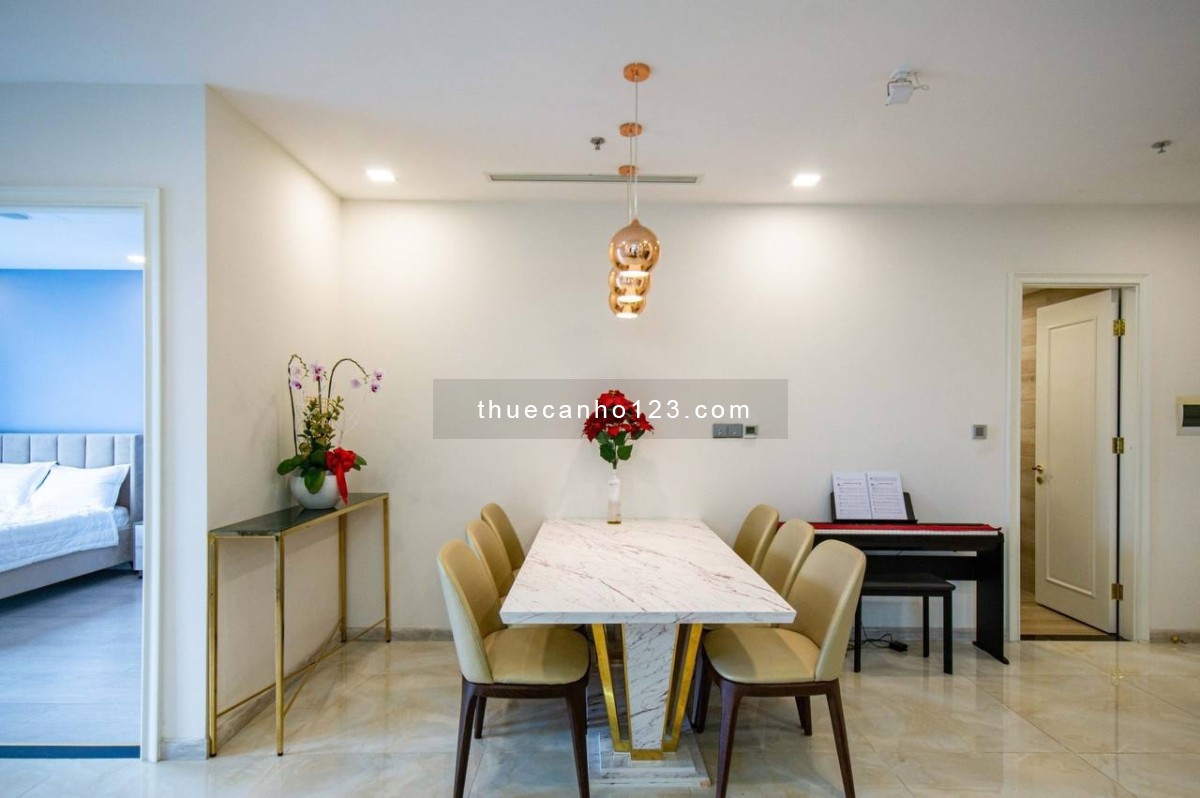 Thuê Vinhomes Golden River 3PN 2WC view kênh Thị Nghè cầu Ba Son gần Landmark Bitexco Thảo Cầm Viên