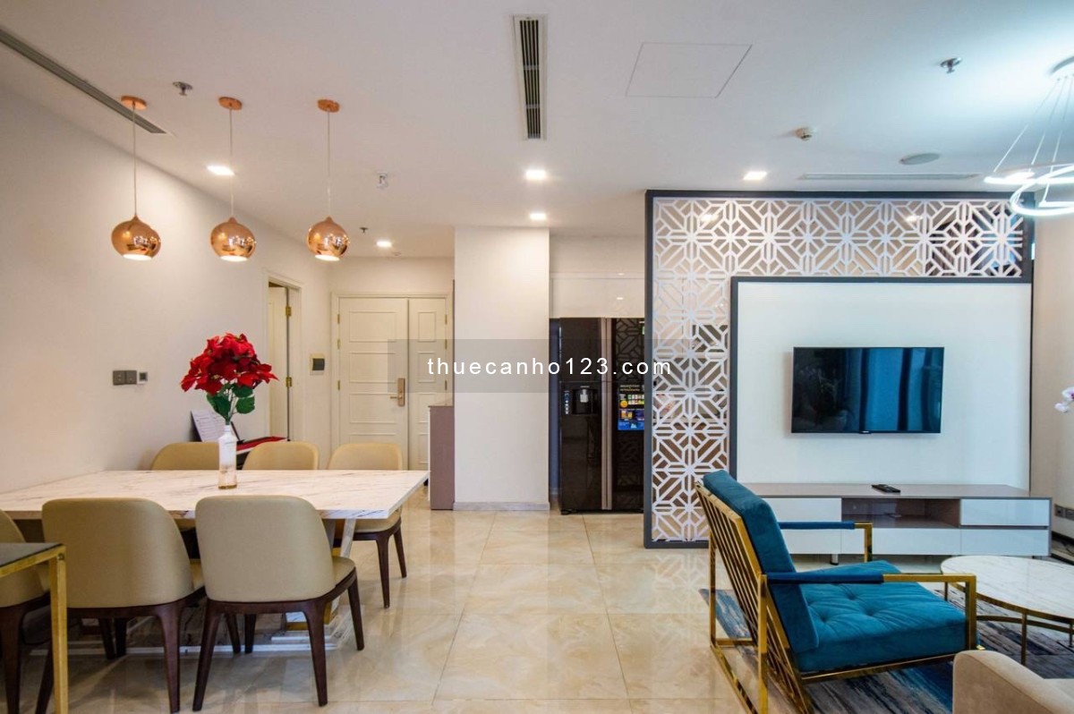 Thuê Vinhomes Golden River 3PN 2WC view kênh Thị Nghè cầu Ba Son gần Landmark Bitexco Thảo Cầm Viên