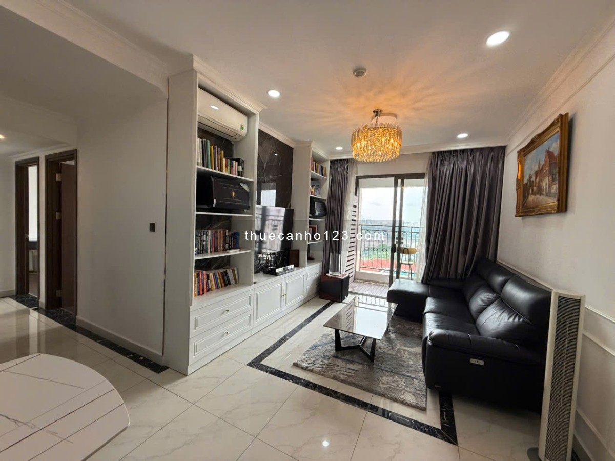 Saigon Royal 2PN view sông Sài Gòn Full nội thất cao cấp tại Bến Vân Đồn Q4 gần Bitexco Takashimaya