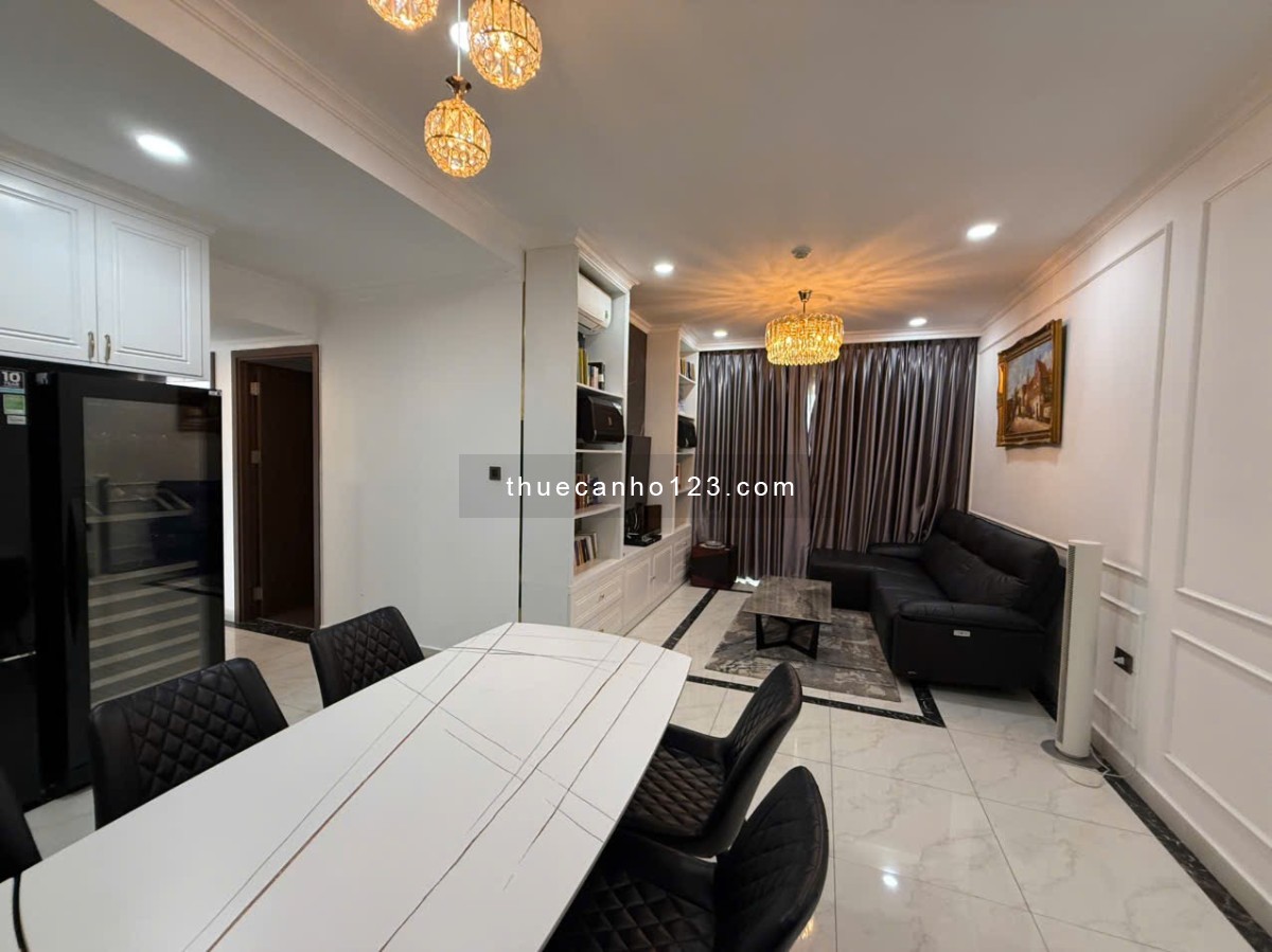 Saigon Royal 2PN view sông Sài Gòn Full nội thất cao cấp tại Bến Vân Đồn Q4 gần Bitexco Takashimaya