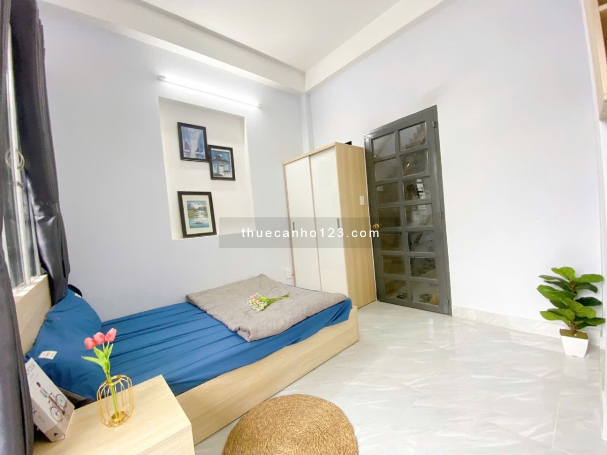 Căn hộ đẹp Đất Thánh, P6 – Ban công siêu rộng, full nội thất