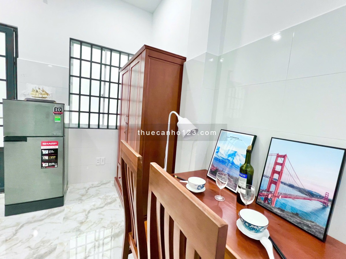 Cho thuê căn hộ Studio Cửa sổ Q8 gần cầu chữ Y, cầu Nguyễn Văn Cừ, chợ Rạch Ông, Parc Mall