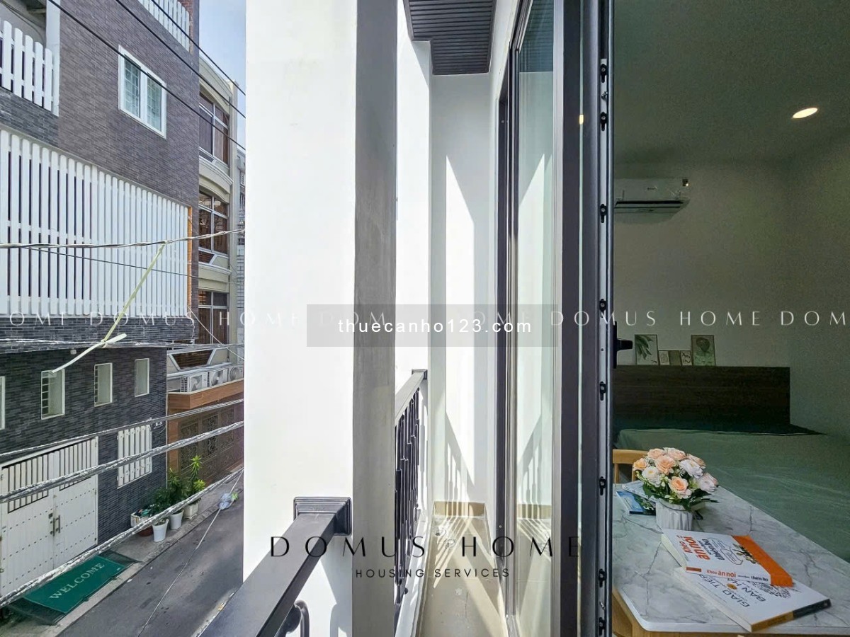 Cho thuê căn hộ Studio Ban công Q4 gần ĐH Luật, ĐH Nguyễn Tất Thành, cầu Kênh Tẻ, cầu Khánh Hội