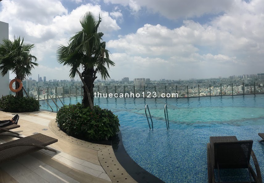 Cho thuê căn hộ Newton Residence Phú Nhuận: 100m2,3PN,2WC, Nội thất đầy đủ, dọn ở liền.LH 0981170149