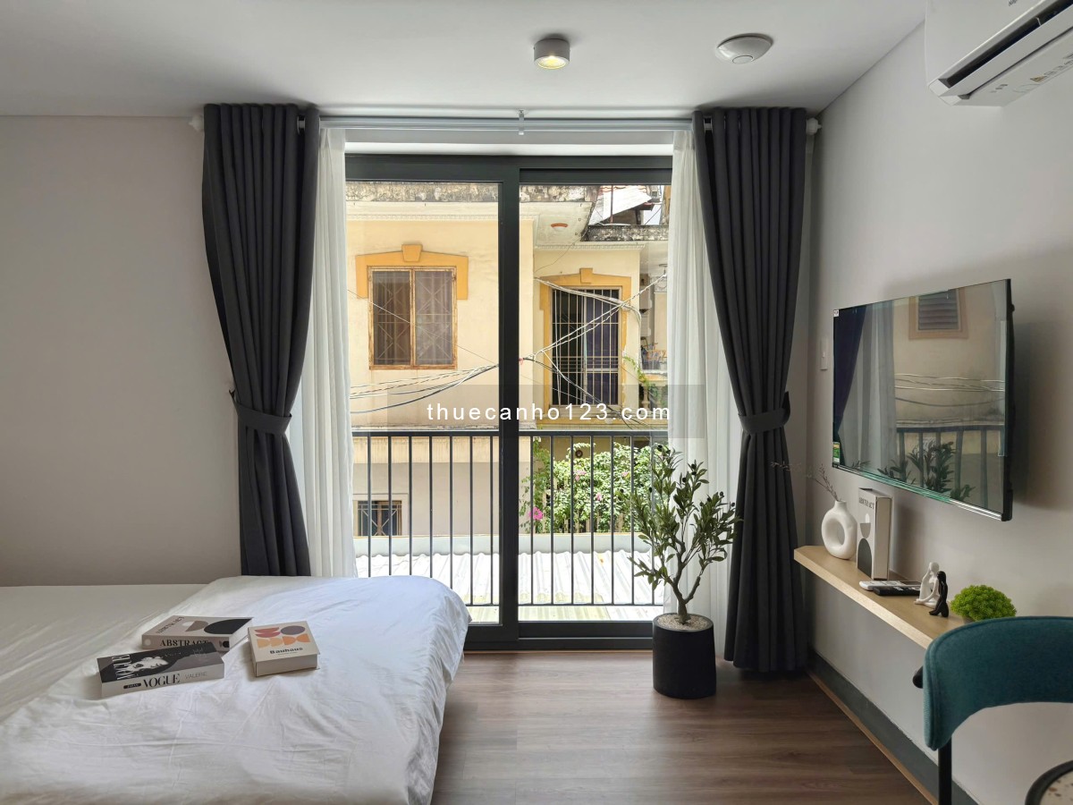 Căn hộ ban công/cửa sổ thoáng ngay chợ Tân Định, hồ Con Rùa, công viên Lê Văn Tám – Võ Thị Sáu, Q 3