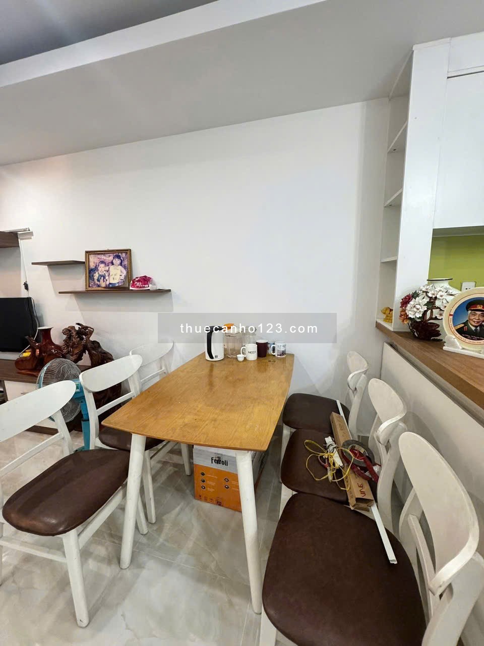 Chung cư Phúc Yên, Phan Huy Ích, TB: 86m2, 2p ngủ, full nội thất, 9tr/th