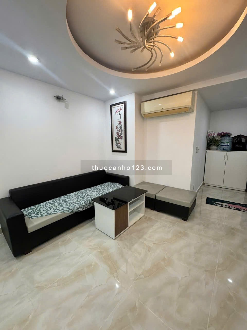 Chung cư Phúc Yên, Phan Huy Ích, TB: 86m2, 2p ngủ, full nội thất, 9tr/th