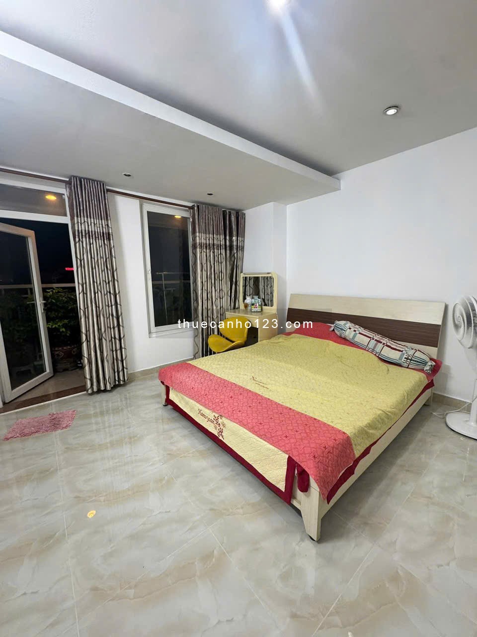 Chung cư Phúc Yên, Phan Huy Ích, TB: 86m2, 2p ngủ, full nội thất, 9tr/th