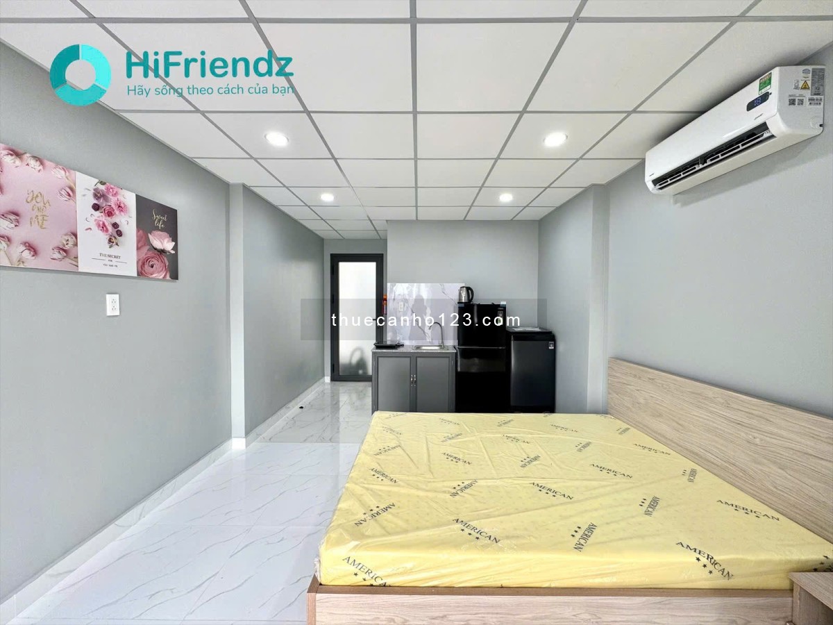 Cho thuê studio ban công, máy giặt riêng Q8 - gần Parcmall, cầu chữ Y, cầu Nguyễn Văn Cừ, chợ Rạch Ô
