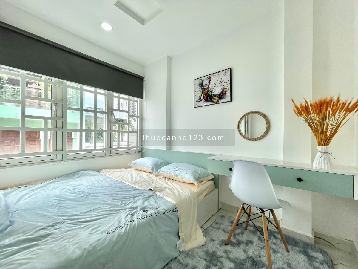 Cho thuê căn hộ Studio Ban công Q1 gần cầu Nguyễn Văn Cừ, chợ Bến Thành, Bitexco