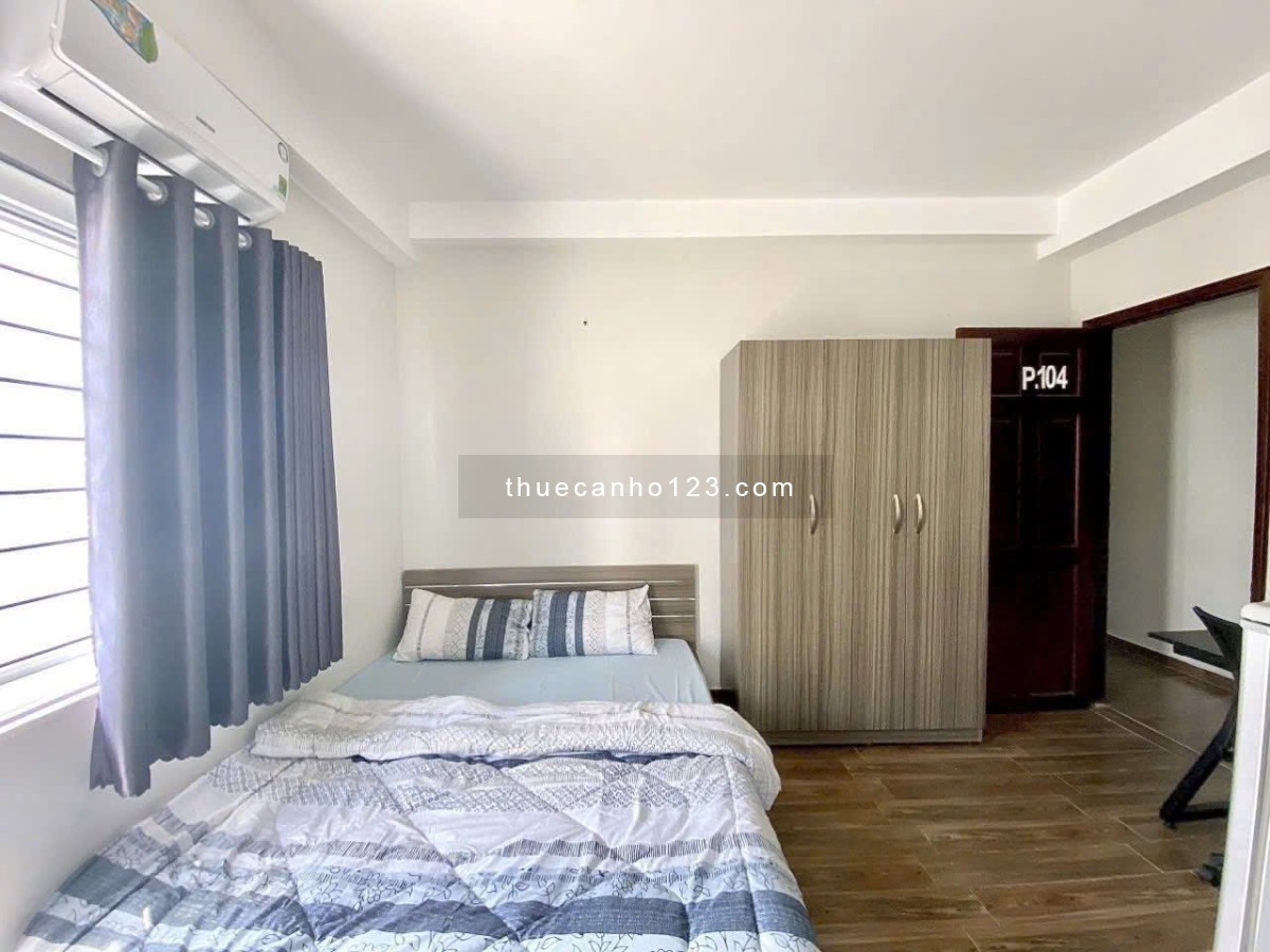 Cho thuê căn hộ Studio Ban công Q4 gần ĐH Luật, ĐH Nguyễn Tất Thành, cầu Kênh Tẻ