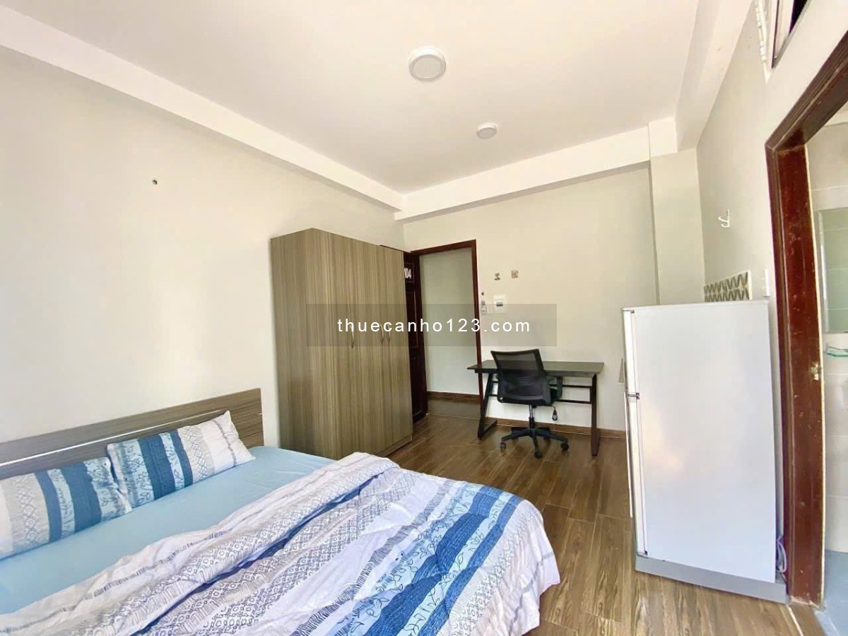 Cho thuê căn hộ Studio Ban công Q4 gần ĐH Luật, ĐH Nguyễn Tất Thành, cầu Kênh Tẻ