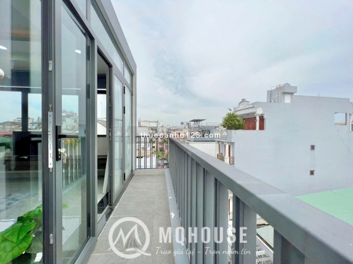 Căn hộ 1PN ban công cực chill, 70m2, thiết kế hiện đại – ngã 4 Bảy Hiền, công viên Nhà Thi Đấu TB