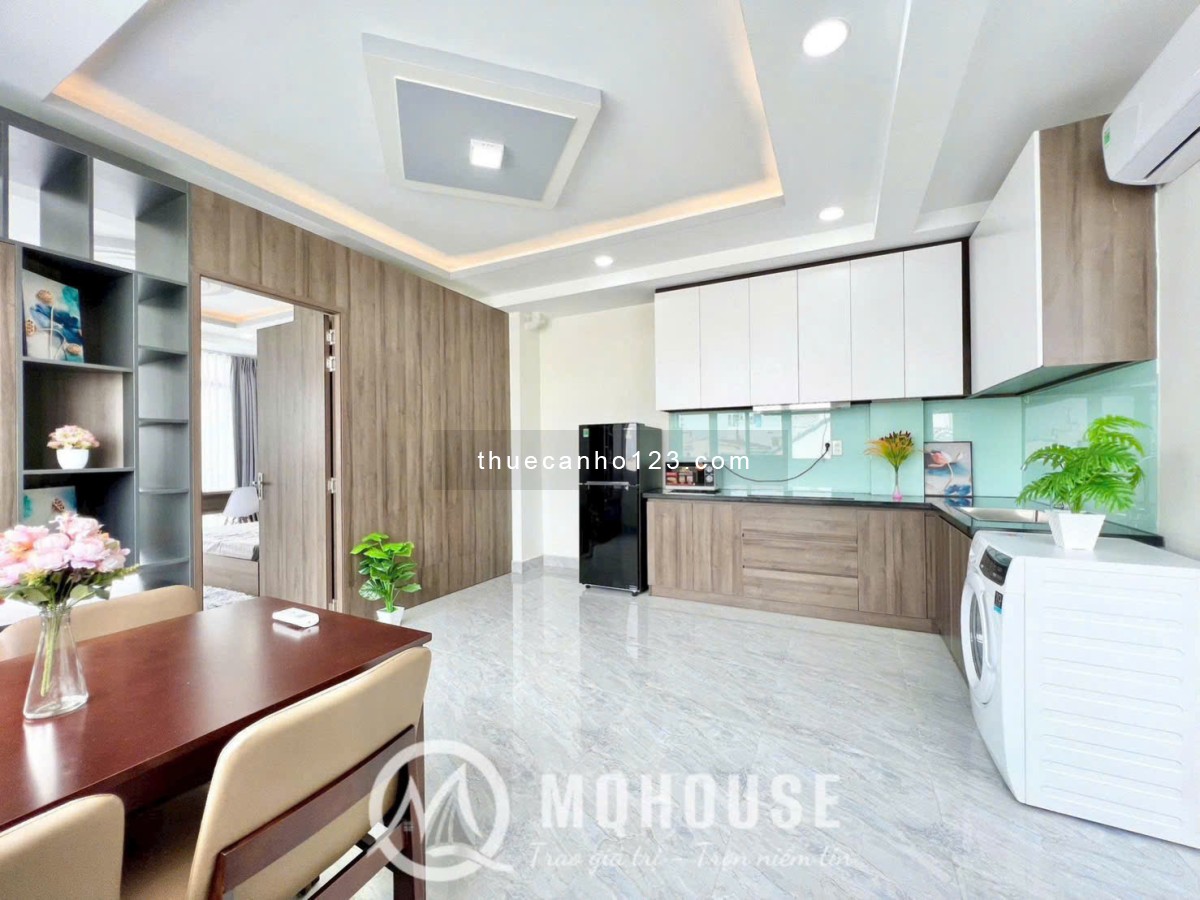Căn hộ 1PN ban công cực chill, 70m2, thiết kế hiện đại – ngã 4 Bảy Hiền, công viên Nhà Thi Đấu TB