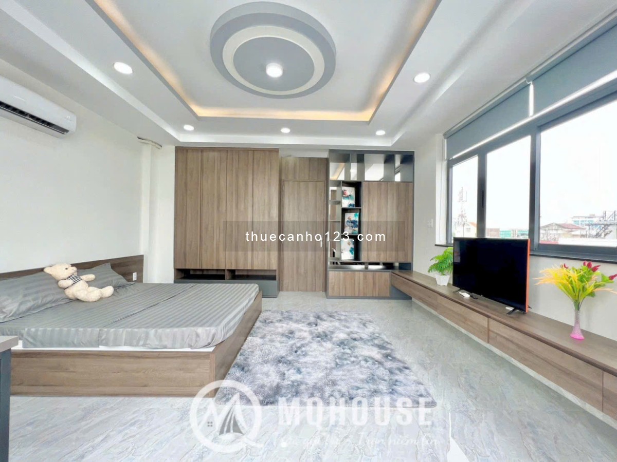Căn hộ 1PN ban công cực chill, 70m2, thiết kế hiện đại – ngã 4 Bảy Hiền, công viên Nhà Thi Đấu TB