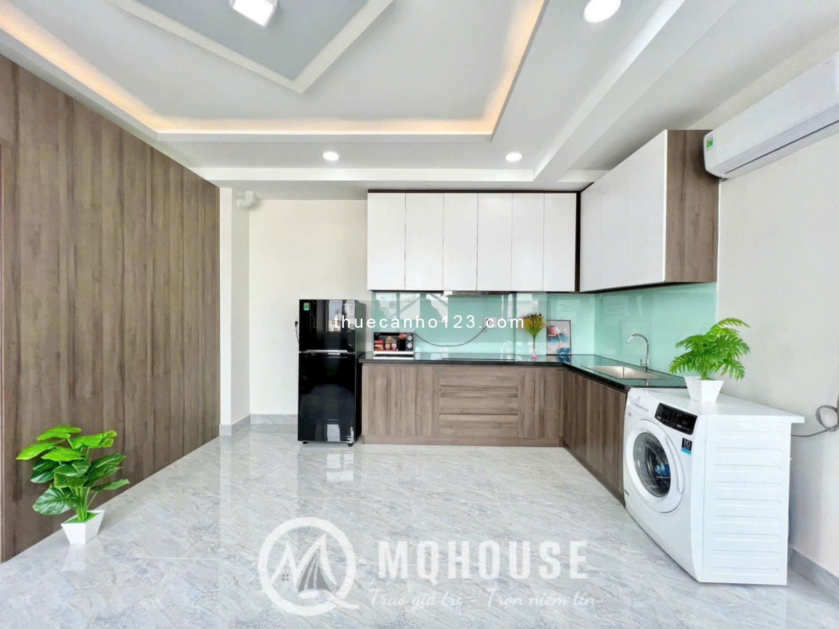 Căn hộ 1PN ban công cực chill, 70m2, thiết kế hiện đại – ngã 4 Bảy Hiền, công viên Nhà Thi Đấu TB