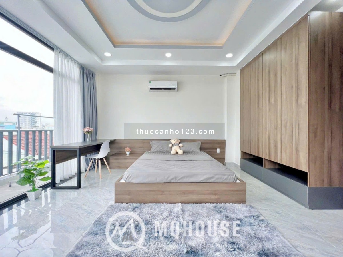 Căn hộ 1PN ban công cực chill, 70m2, thiết kế hiện đại – ngã 4 Bảy Hiền, công viên Nhà Thi Đấu TB