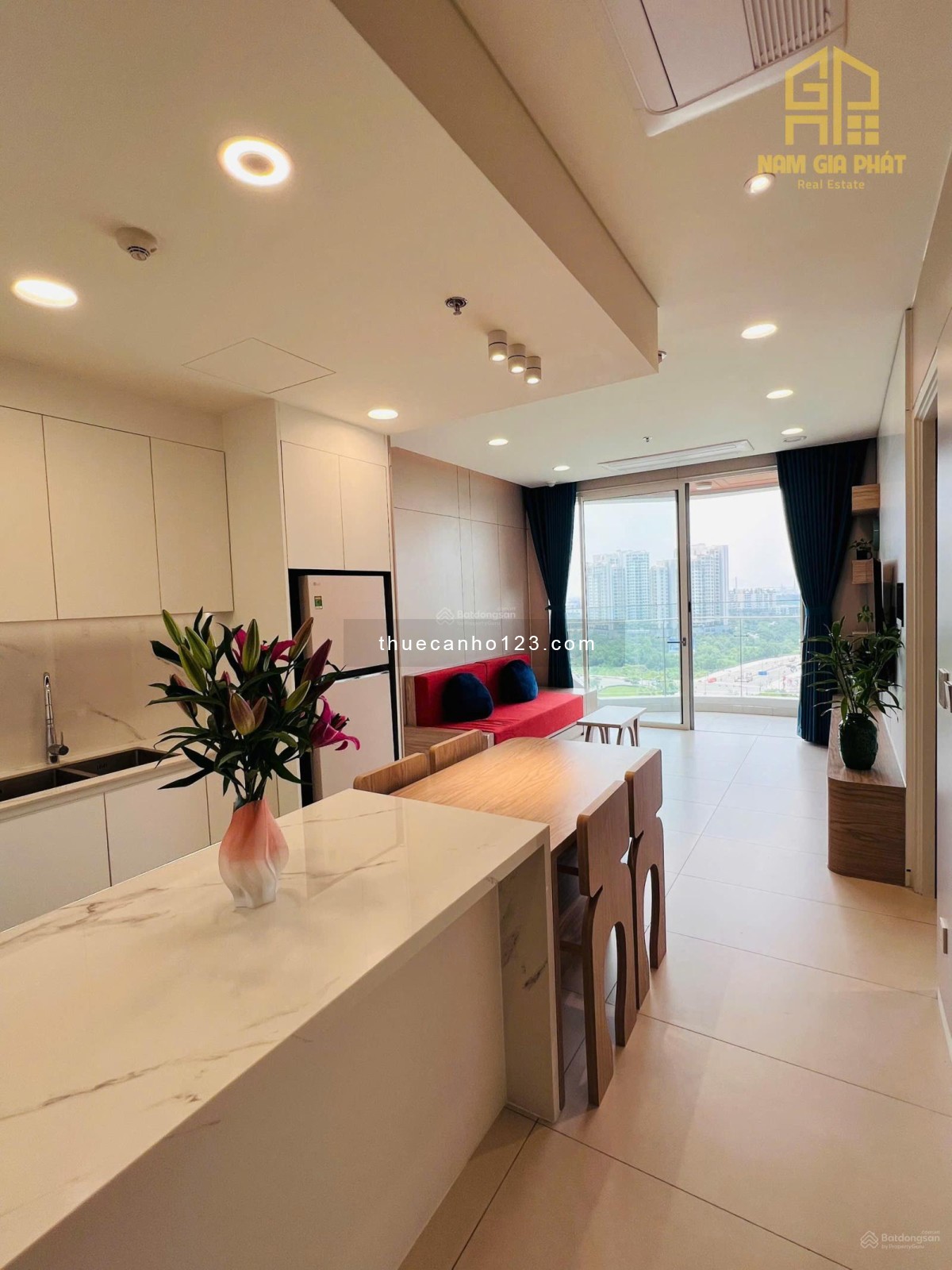 Căn hộ Zeit River Thủ Thiêm cho thuê 2PN - 2WC, full NT, 38 triệu