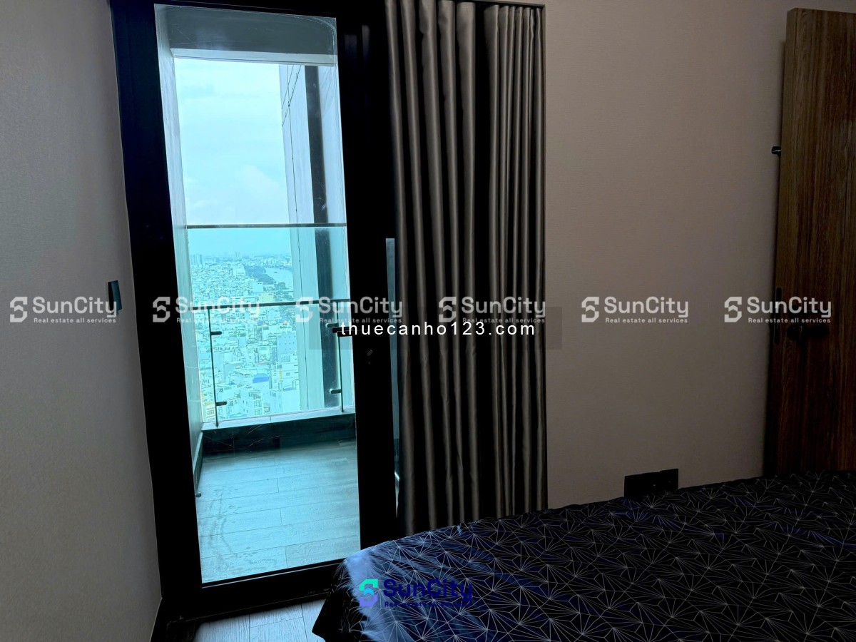 Thuê Delasol Tôn Thất Thuyết Q4 2PN 2WC full nội thất cao cấp view sông Bitexco gần Q1 Q2 Q7