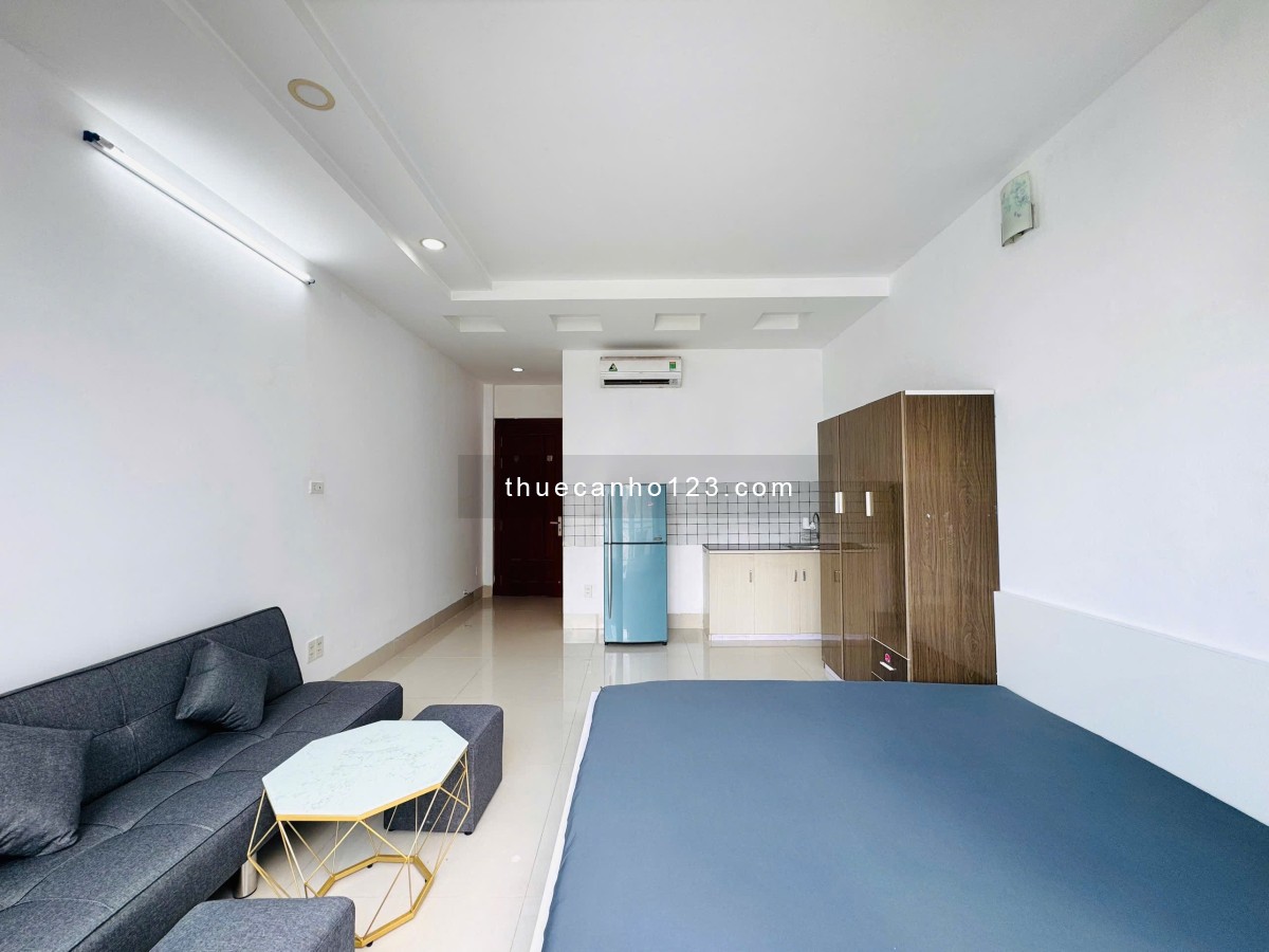 Cho thuê studio full nội thất – Nơ Trang Long, trung tâm Bình Thạnh