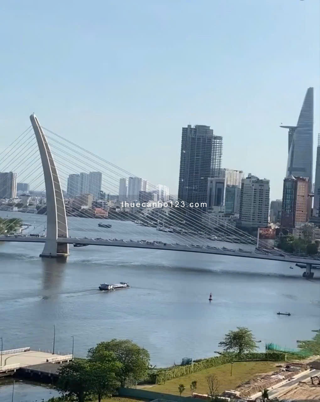 CHO THUẾ 3PN VIEW SÔNG SG + BITEXCO VINHOMES GOLDEN RIVER (BASON)