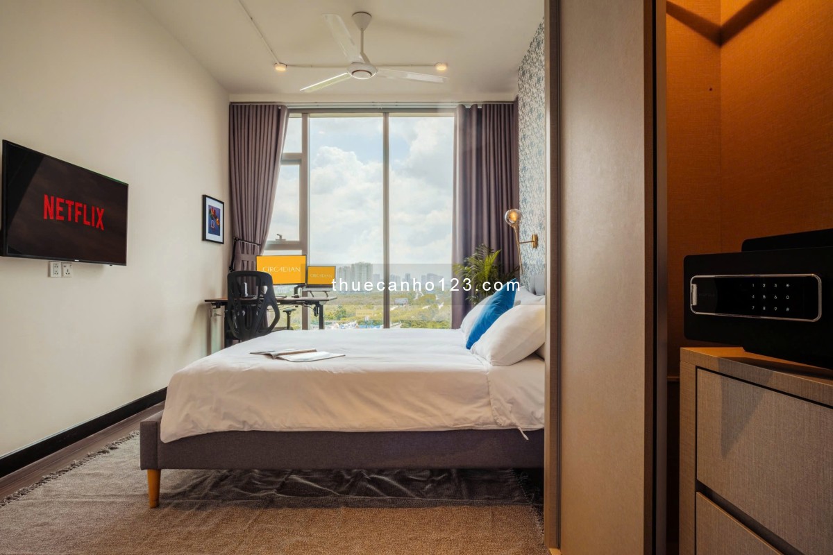 Cho Thuê 2PN View Sala , Hướng Đông Bắc , Đầy đủ nội thất
