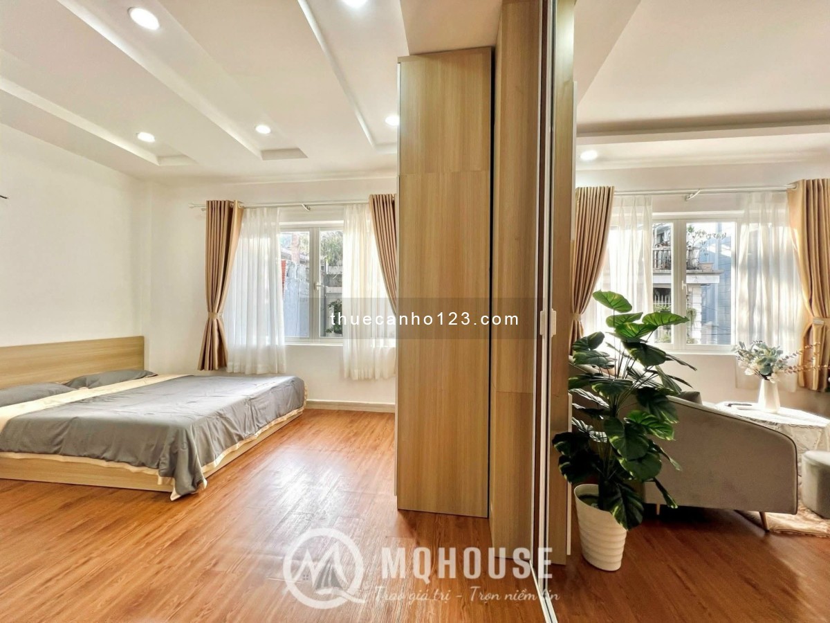 Cho thuê căn hộ khai trương mới 100% 1PN-1PK siêu rộng, thoáng – Ngay khu sân bay